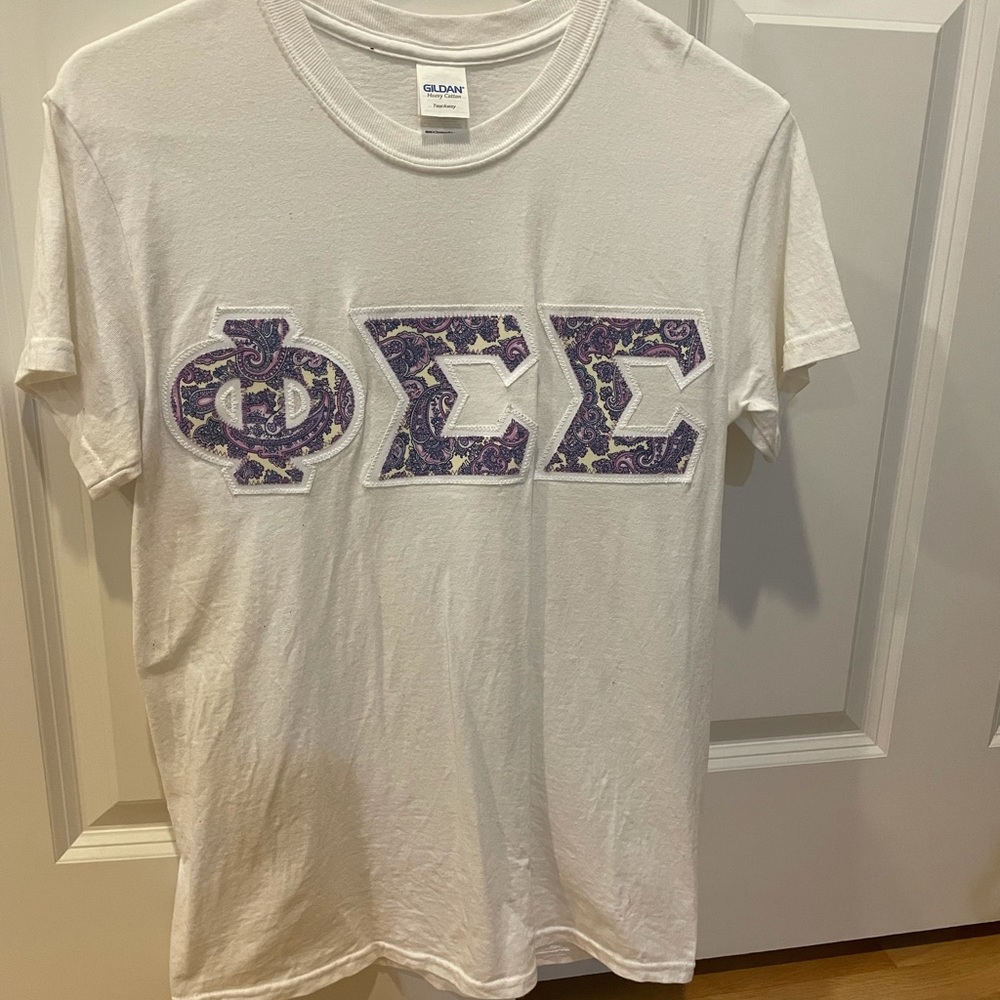 Phi Sigma Sigma White Tee